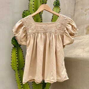 SUPER Cute Hand Embroidered Mexican Blouse